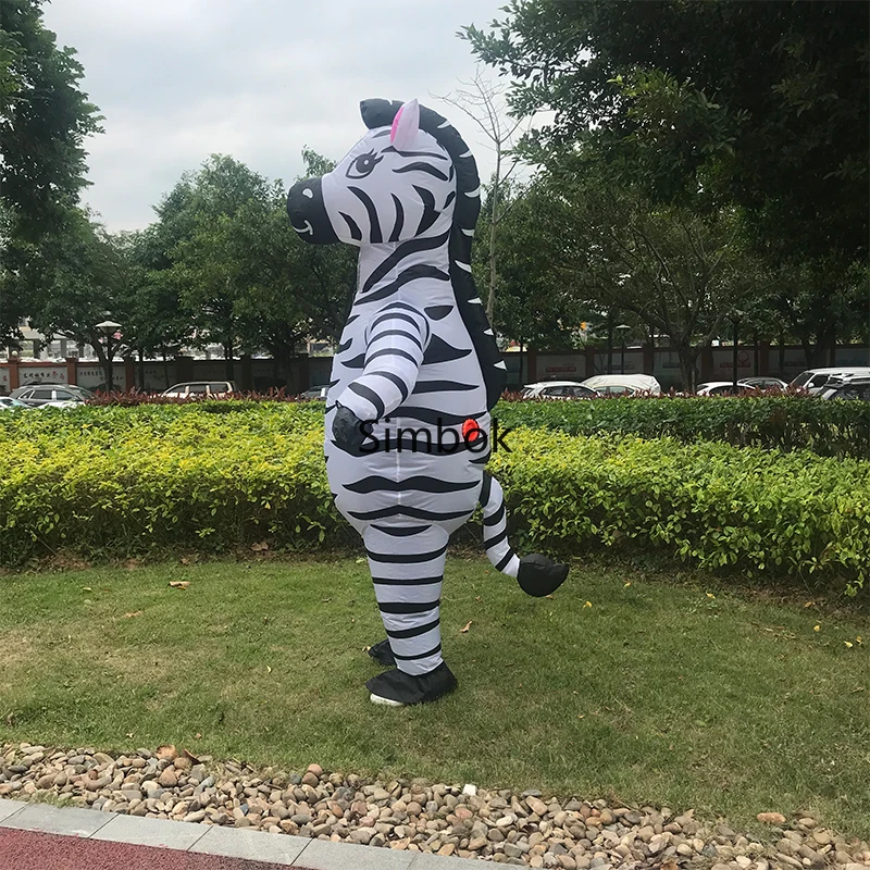 Mascot Zebra Inflatable Costume for Adult, Halloween Costume for Adult, Full Body Animal Carnival Party, Role P
Mascot Zebra Inflatable Costume for Adult, Halloween Costume for Adult, Full Body Animal Carnival Party, Role P