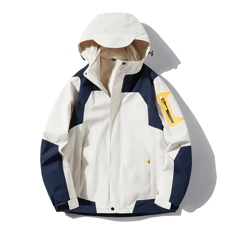 Men's Parkas Two-pieces Sets 3 in 1 Jacket Thick Warm Coldproof Casual Trendy Jacket Hooded Top Male Outerwear Warm Clothing
Men's Parkas Two-pieces Sets 3 in 1 Jacket Thick Warm Coldproof Casual Trendy Jacket Hooded Top Male Outerwear Warm Clothing