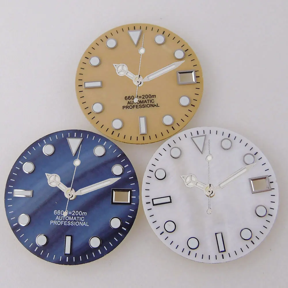 28,5 мм черный/белый/оранжевый перламутровый светящийся циферблат часов подходит для NH35 NH35A NH36A автоматический механизм детали часов дата
28,5 мм черный/белый/оранжевый перламутровый светящийся циферблат часов подходит для NH35 NH35A NH36A автоматический механизм детали часов дата