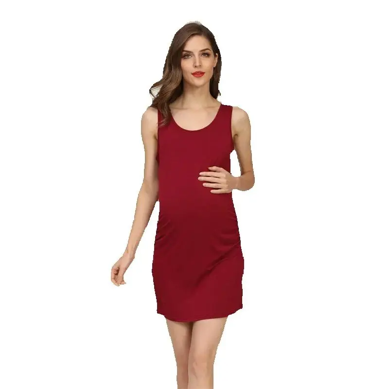 Летнее платье большого размера для беременных без рукавов, одежда для беременных, платья, повседневное мягкое модальное платье-майка для беременных
Летнее платье большого размера для беременных без рукавов, одежда для беременных, платья, повседневное мягкое модальное платье-майка для беременных