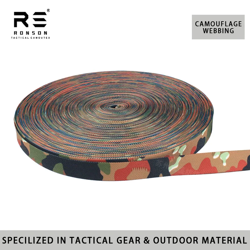 25 мм TAZ83 SWISS Alpenflage с камуфляжным принтом, лента из прочного полиэстера для тактических сумок и рюкзаков на складе
25 мм TAZ83 SWISS Alpenflage с камуфляжным принтом, лента из прочного полиэстера для тактических сумок и рюкзаков на складе