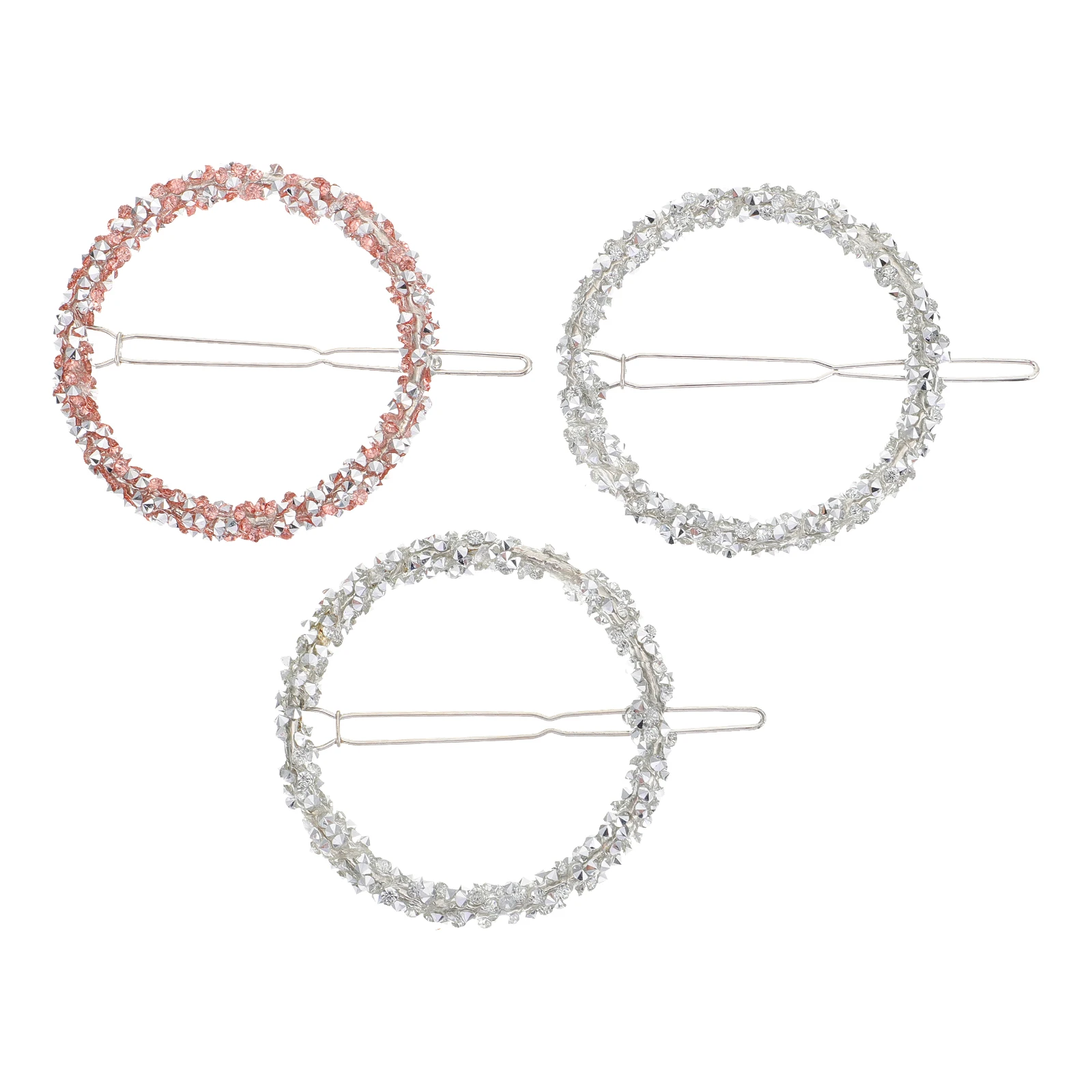 3pcs Drill Crystal Hairpin Round Shape Rhinestone Alloy Barrettes Hair Accessories Durable Alloy Barrettes Elegant
3pcs Drill Crystal Hairpin Round Shape Rhinestone Alloy Barrettes Hair Accessories Durable Alloy Barrettes Elegant
