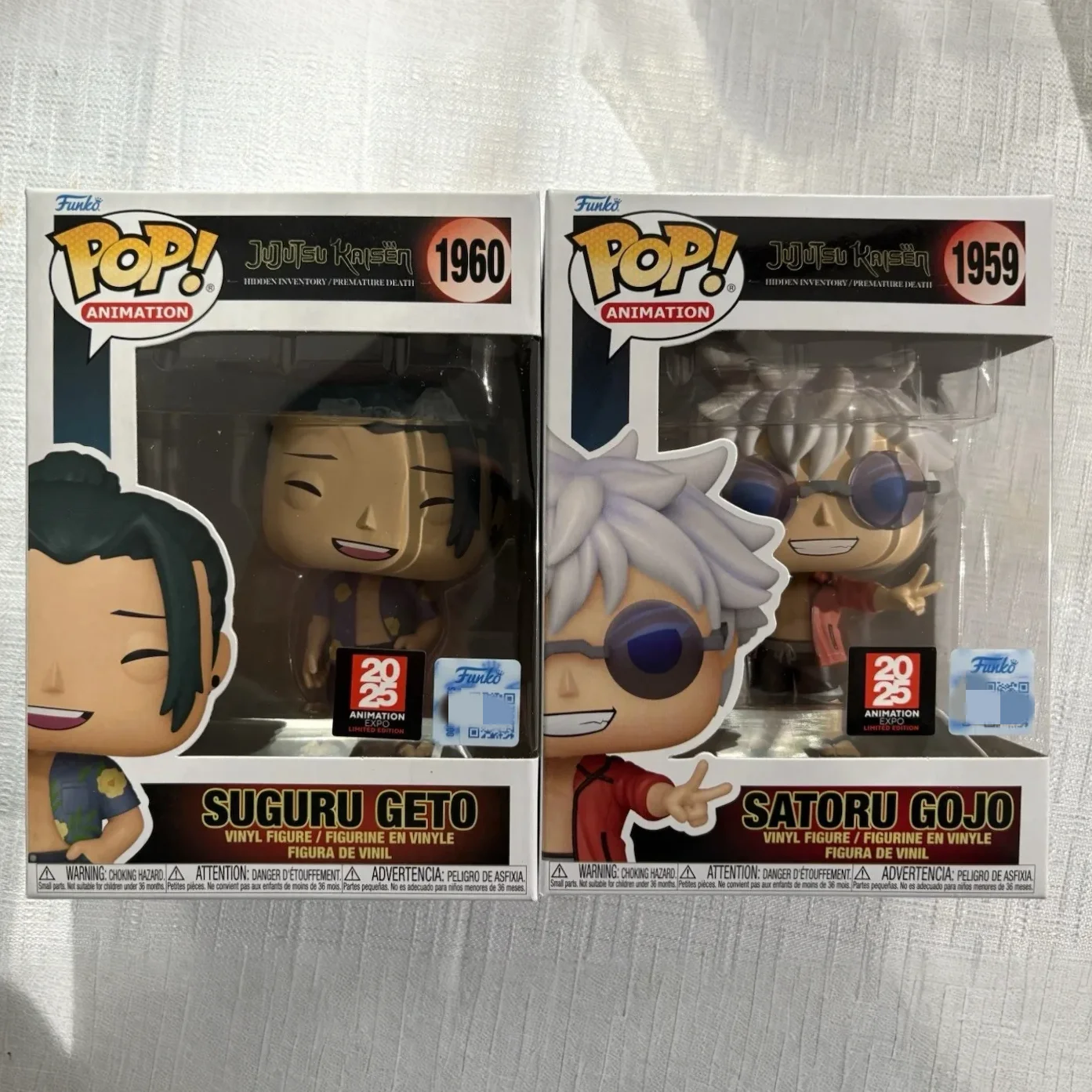 Jujutsu Kaisen Figure Satoru Gojo Suguru Geto Funko Pop Figurine 2025 Anime Expo Summer Day Limited Edition Model Toy Gift
Jujutsu Kaisen Figure Satoru Gojo Suguru Geto Funko Pop Figurine 2025 Anime Expo Summer Day Limited Edition Model Toy Gift