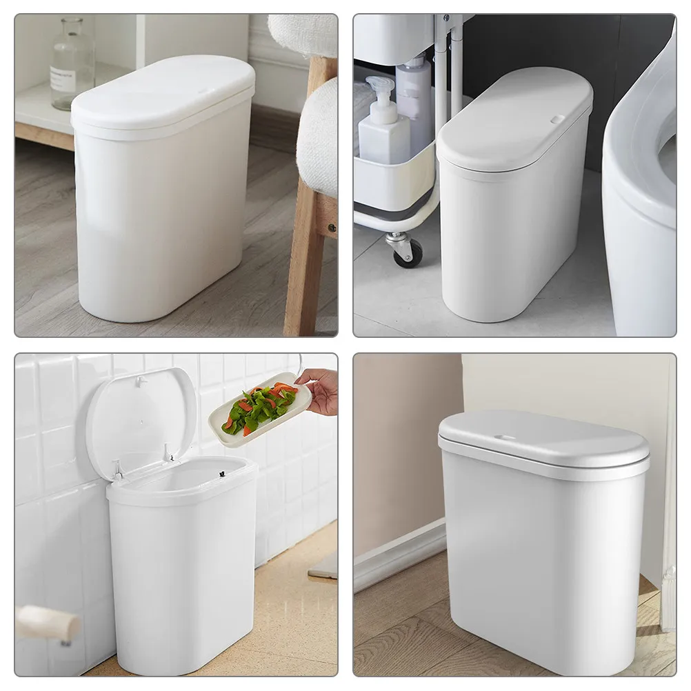 Pop-Up Lid Trash Can Compact Plastic Garbage Bin For Kitchen Bathroom Bedroom Home Office Space-Saving Rubbish Bucket
Pop-Up Lid Trash Can Compact Plastic Garbage Bin For Kitchen Bathroom Bedroom Home Office Space-Saving Rubbish Bucket