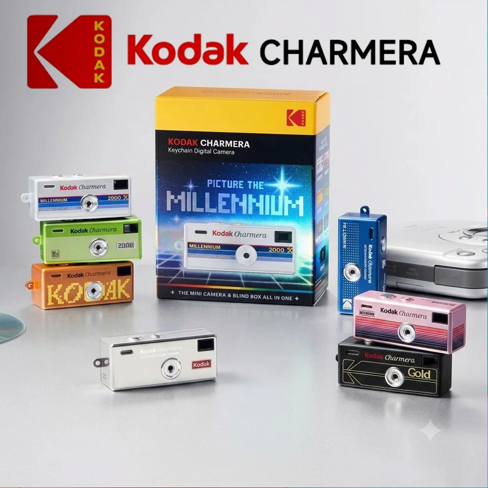 2026 35MM/F2.4 Digital Camera Kodak Charmera Millennium Edition 2000 Mini Digital Camera 7 Colors Random Color Camera For Gift
2026 35MM/F2.4 Digital Camera Kodak Charmera Millennium Edition 2000 Mini Digital Camera 7 Colors Random Color Camera For Gift