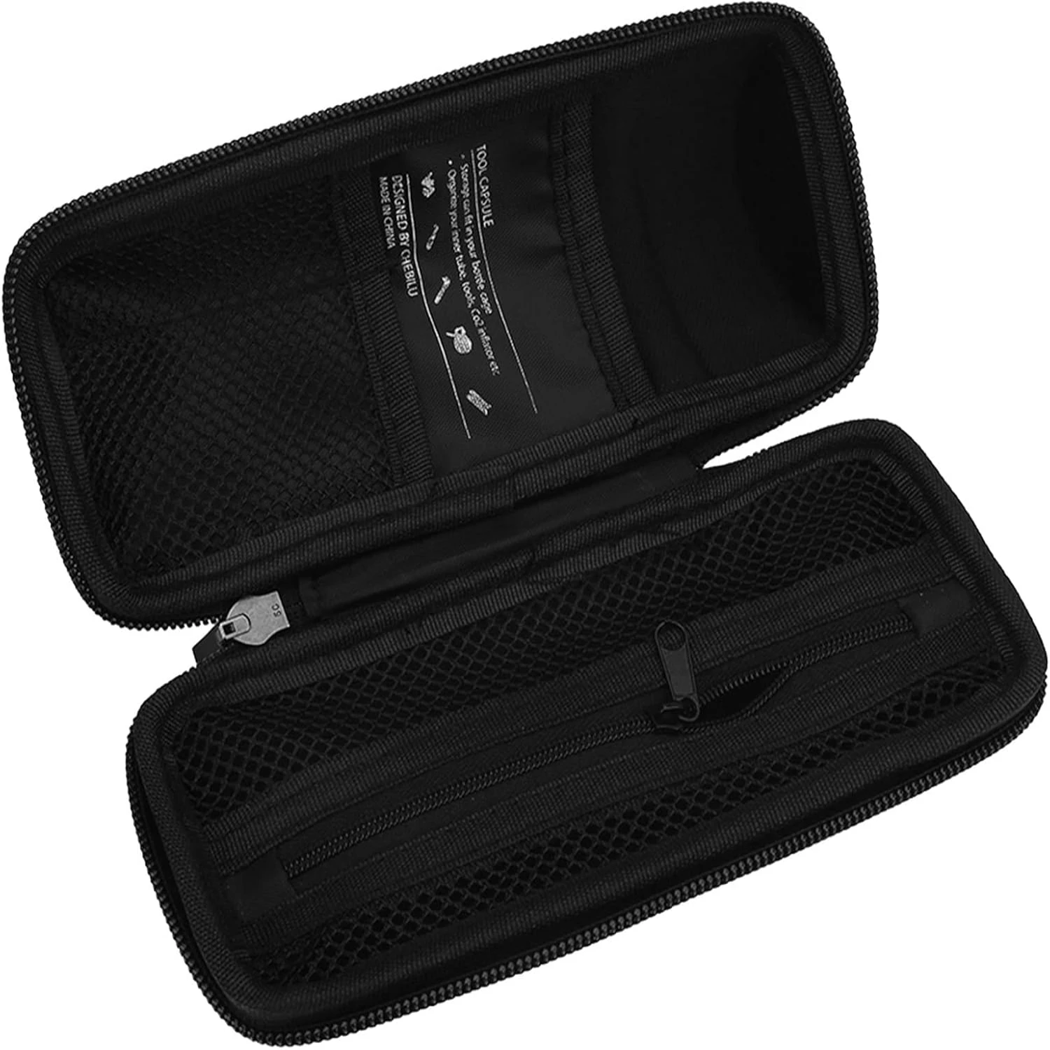 Black Portable Mountain Bike Emergency Repair Tool Kit Bag for Cycling Maintenance with Complete Accessories.
Black Portable Mountain Bike Emergency Repair Tool Kit Bag for Cycling Maintenance with Complete Accessories.
