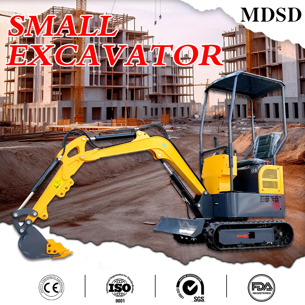 Настраиваемый горячий мини-экскаватор для садовой фермы, 0,8-2 тонны, гусеничный мини-экскаватор EPA/EURO 5, высококачественный небольшой экскаватор
Настраиваемый горячий мини-экскаватор для садовой фермы, 0,8-2 тонны, гусеничный мини-экскаватор EPA/EURO 5, высококачественный небольшой экскаватор