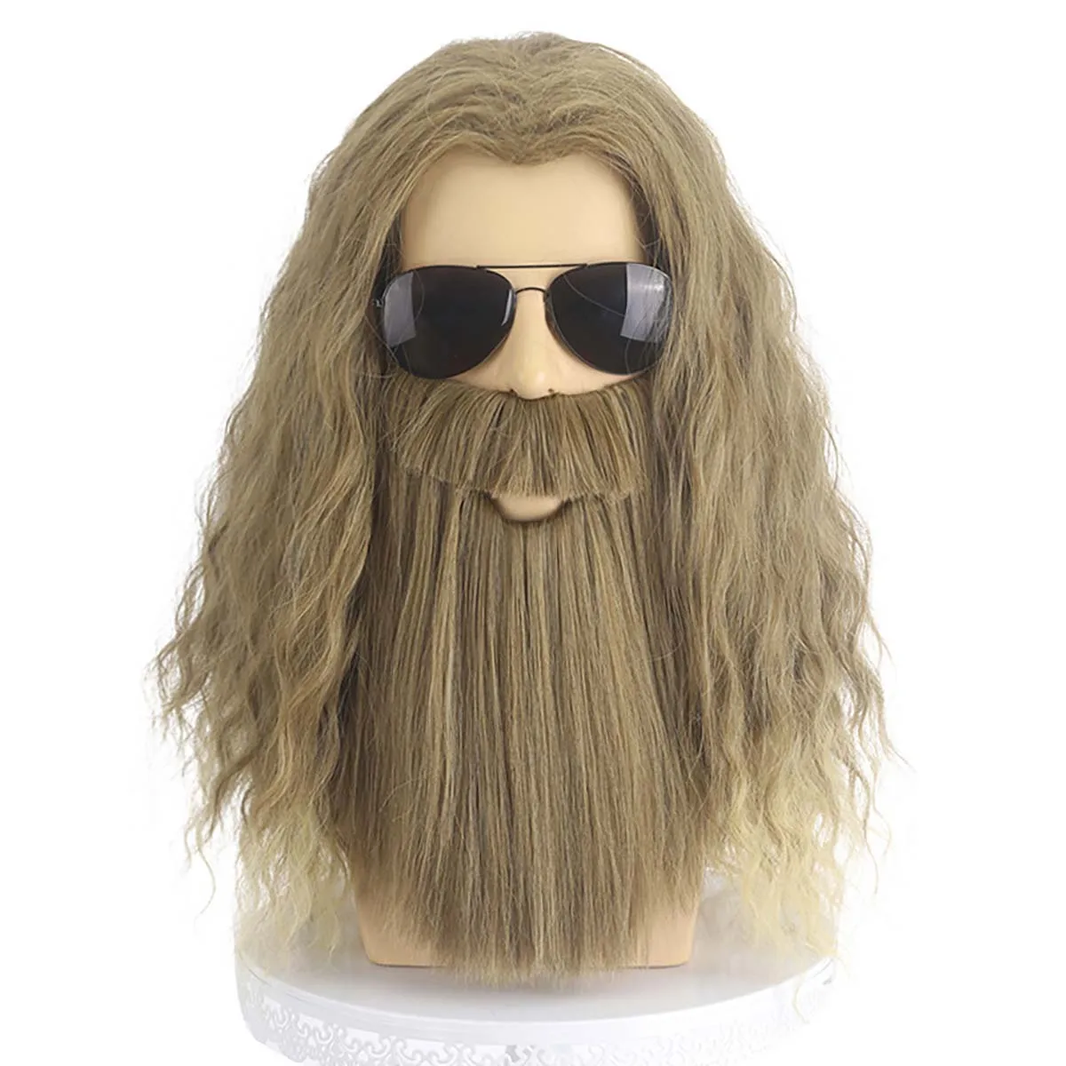 Adult Halloween Carnival Party Hero Cosplay Beard Hair Wig Glasses Set
Adult Halloween Carnival Party Hero Cosplay Beard Hair Wig Glasses Set