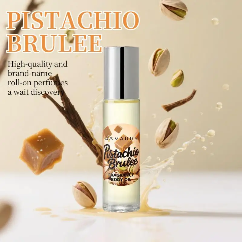 Portable Mini Roll-on Pistachio Brulee Fragrance Oil Long Lasting Women's Fragrance Body Oil Fragrance For Daily Use
Portable Mini Roll-on Pistachio Brulee Fragrance Oil Long Lasting Women's Fragrance Body Oil Fragrance For Daily Use