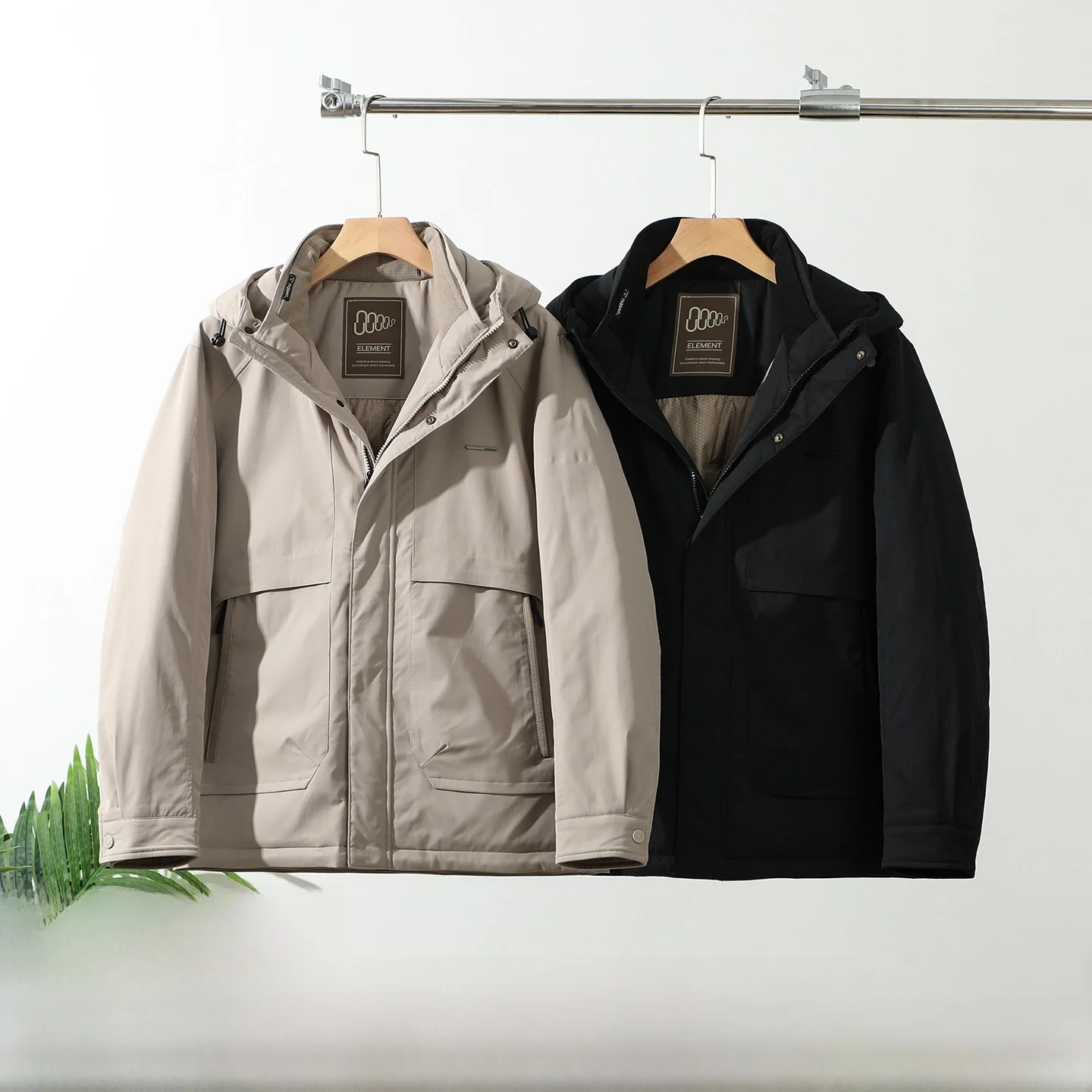 Мужская зимняя утепленная куртка с капюшоном из полиэстера, 90% пуха, ветрозащитная, теплая, повседневная, универсальная, для работы на улице
Мужская зимняя утепленная куртка с капюшоном из полиэстера, 90% пуха, ветрозащитная, теплая, повседневная, универсальная, для работы на улице