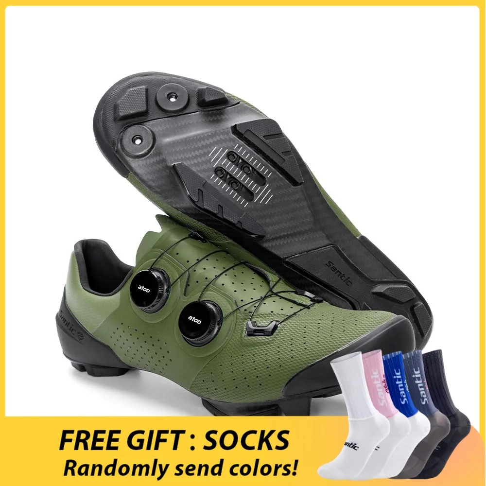Santic Cycling Shoes Men's Mountain Carbon Fiber Lock Shoes Bicycle Riding Equipment Grade 14 Lightweight TMS24050
Santic Cycling Shoes Men's Mountain Carbon Fiber Lock Shoes Bicycle Riding Equipment Grade 14 Lightweight TMS24050