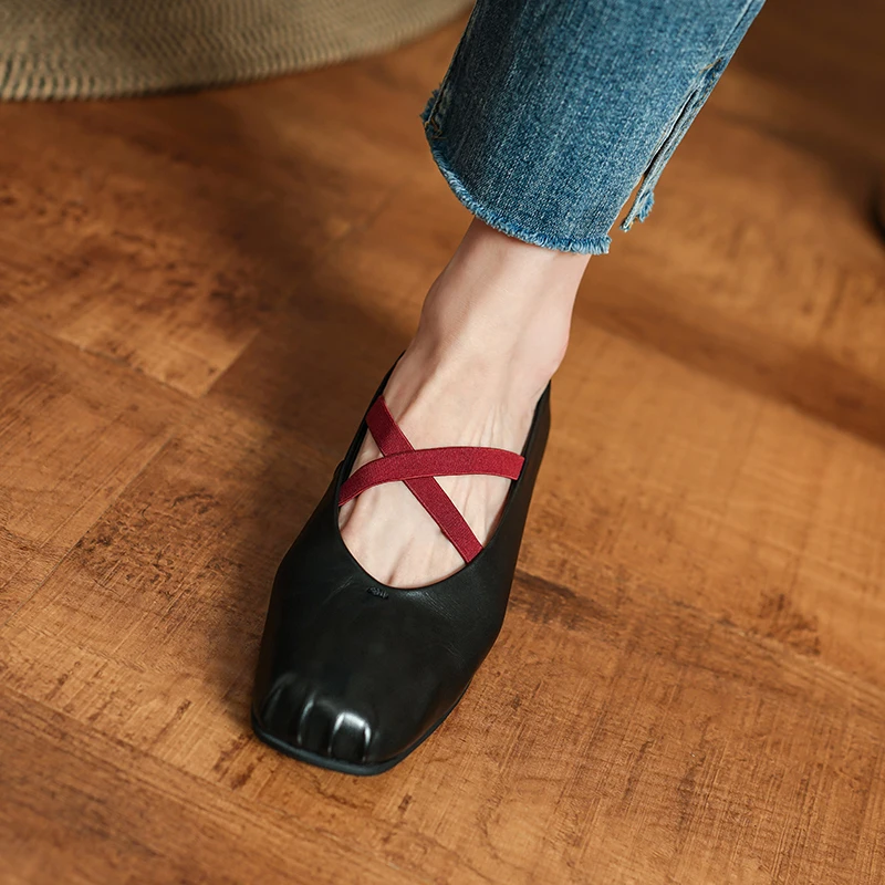 Woman Flats Soft Cowhide Basic Flats Square Toe Ballet Shoes Slip On Woman Quality Flats Spring Autumn Retro Loafers
Woman Flats Soft Cowhide Basic Flats Square Toe Ballet Shoes Slip On Woman Quality Flats Spring Autumn Retro Loafers