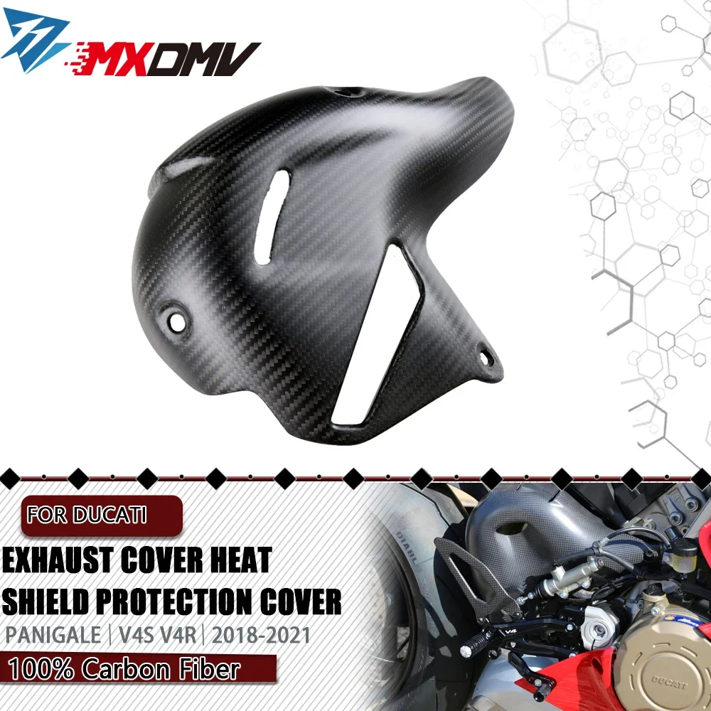 For Ducati Panigale Streetfighter V4 V4S 2018 2021 2022 Carbon Fiber Motorcycle Exhaust Heat Shield Cover For AKRAPOVIC EXHAUST
For Ducati Panigale Streetfighter V4 V4S 2018 2021 2022 Carbon Fiber Motorcycle Exhaust Heat Shield Cover For AKRAPOVIC EXHAUST