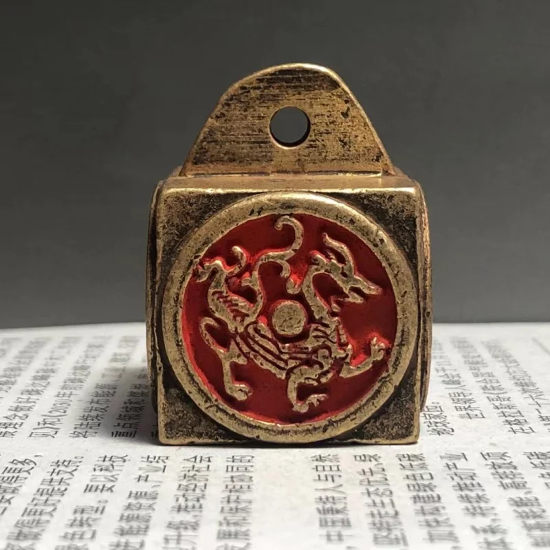 Antique Miscellaneous Collection Antique Four Great Beasts Buddha Monk Treasure Cinnabar Seal Square Scale Solid Copper Seal Orn
Antique Miscellaneous Collection Antique Four Great Beasts Buddha Monk Treasure Cinnabar Seal Square Scale Solid Copper Seal Orn