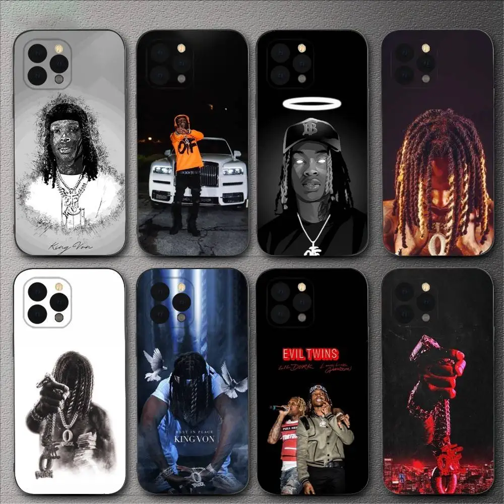Raper K-King Von Phone Case For iPhone 16,15,14,13,12,11,XS,XR,X,8,7,Pro,Max,Plus,mini Silicone Black Cover
Raper K-King Von Phone Case For iPhone 16,15,14,13,12,11,XS,XR,X,8,7,Pro,Max,Plus,mini Silicone Black Cover