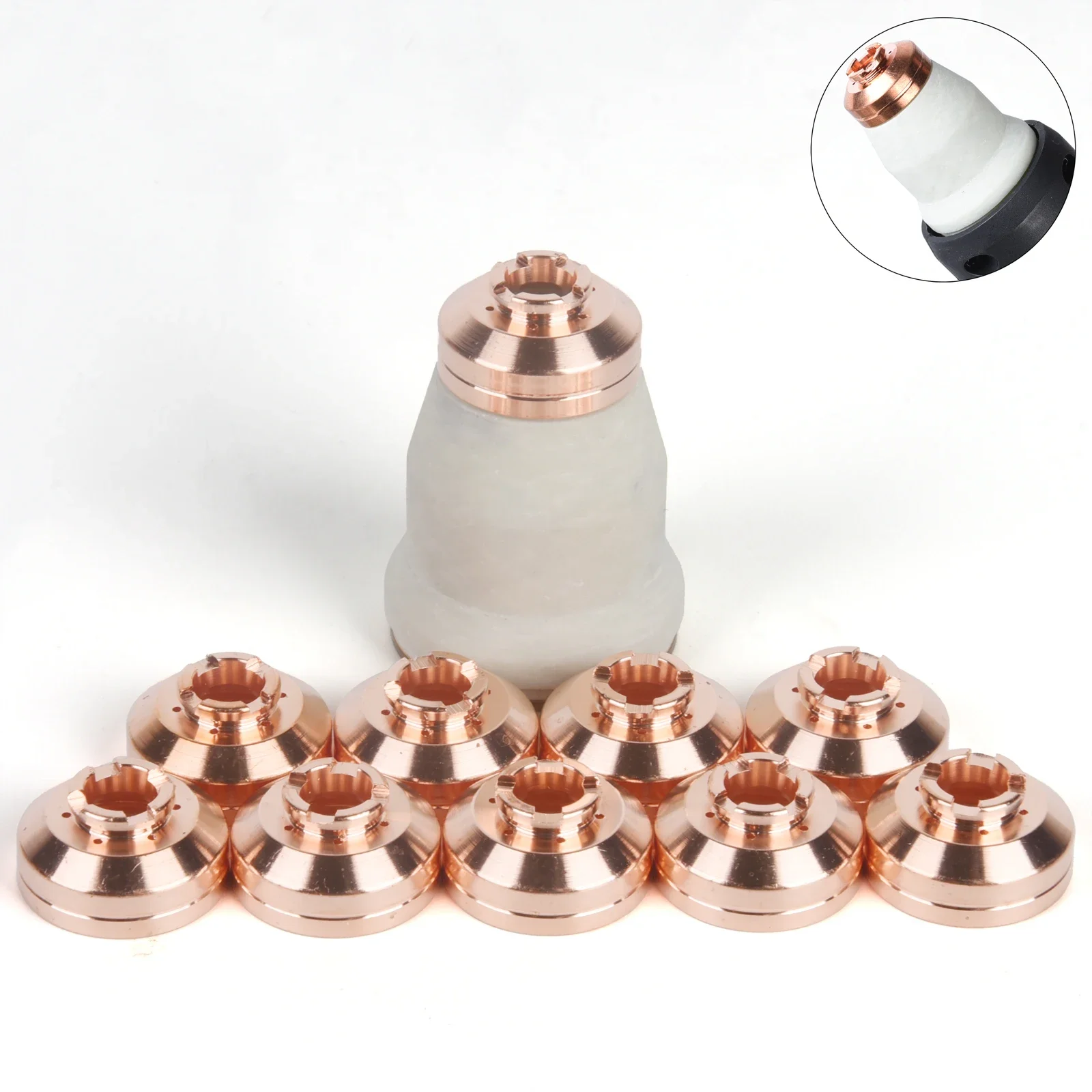 11PCS Retaining Cup 60389C Plasma Drag Shield 60485 Fit IPT-60 PT-60 PTM-60 Torch
11PCS Retaining Cup 60389C Plasma Drag Shield 60485 Fit IPT-60 PT-60 PTM-60 Torch