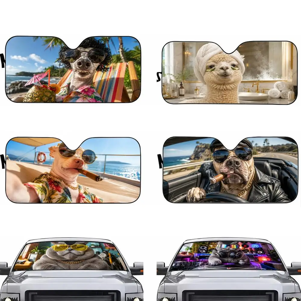 Animal A-Abstract Animals Sun Visor Car Windshield Sun Shade UV Protection Foldable Heat Insulation Universal Auto Cover
Animal A-Abstract Animals Sun Visor Car Windshield Sun Shade UV Protection Foldable Heat Insulation Universal Auto Cover