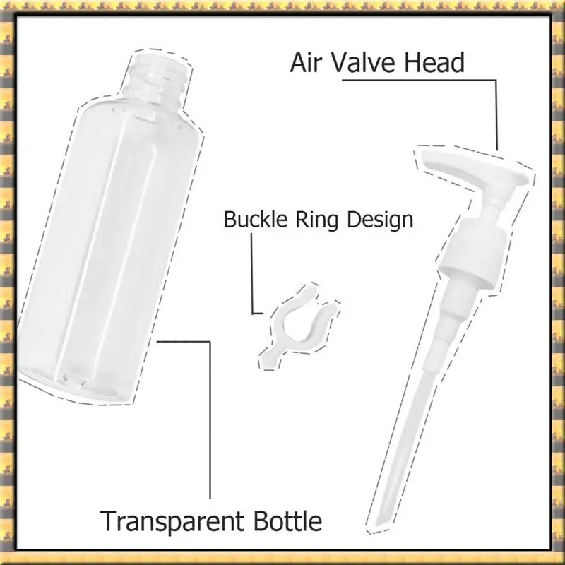 Hot Sale 72 Pack 3.4Oz/100Ml Transparent Travel Bottles Pump Bottle Lotion Dispenser Bottle For Water, Massage Oil, Shampoo
Hot Sale 72 Pack 3.4Oz/100Ml Transparent Travel Bottles Pump Bottle Lotion Dispenser Bottle For Water, Massage Oil, Shampoo