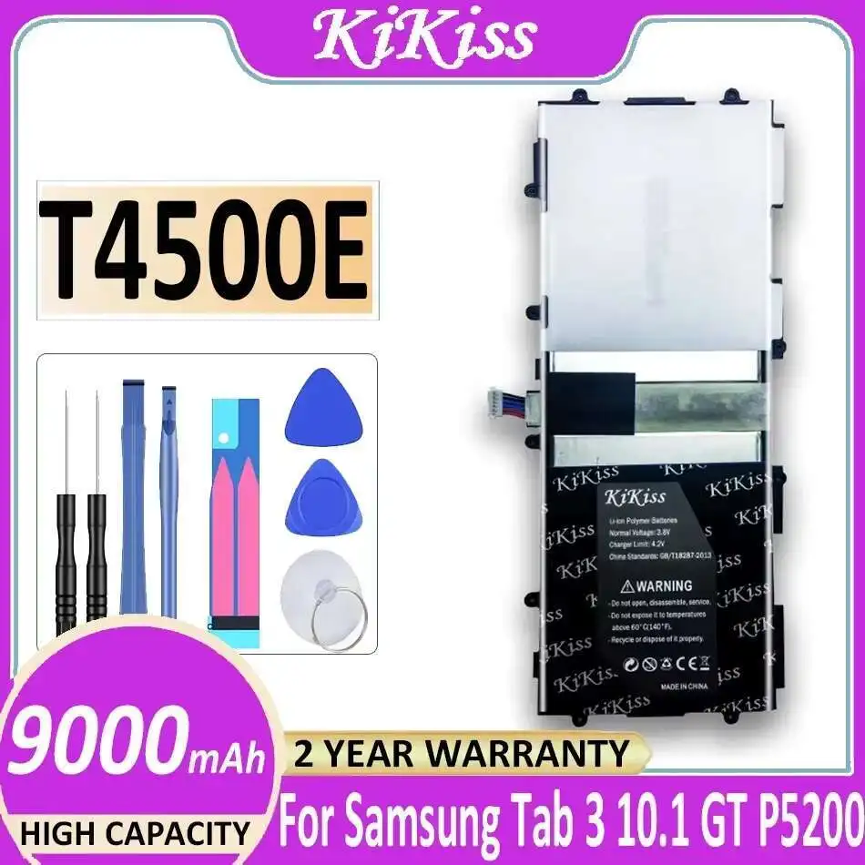 Аккумулятор для планшета емкостью 9000 мАч T4500E T4500C, легкий для Samsung Galaxy Tab 3 10,1 GT P5200 P5210 P5220 P5213, долговечный
Аккумулятор для планшета емкостью 9000 мАч T4500E T4500C, легкий для Samsung Galaxy Tab 3 10,1 GT P5200 P5210 P5220 P5213, долговечный