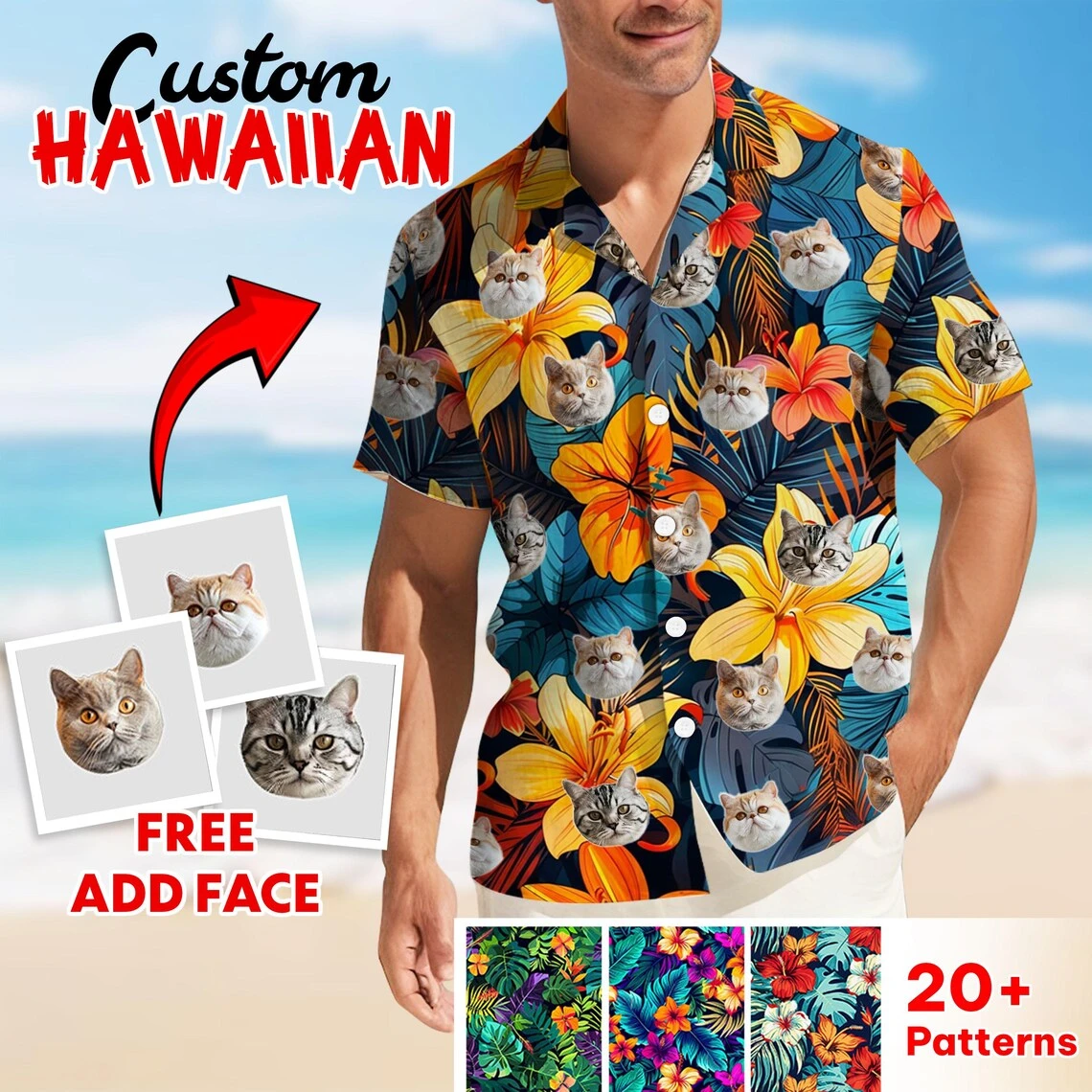 Custom Pet Dog Cat Hawaiian Shirt Unisex Funny Personalized 3D Print Buttons Shirts 2025 Beach Short Sleeve Lapel Shirts Blouses
Custom Pet Dog Cat Hawaiian Shirt Unisex Funny Personalized 3D Print Buttons Shirts 2025 Beach Short Sleeve Lapel Shirts Blouses