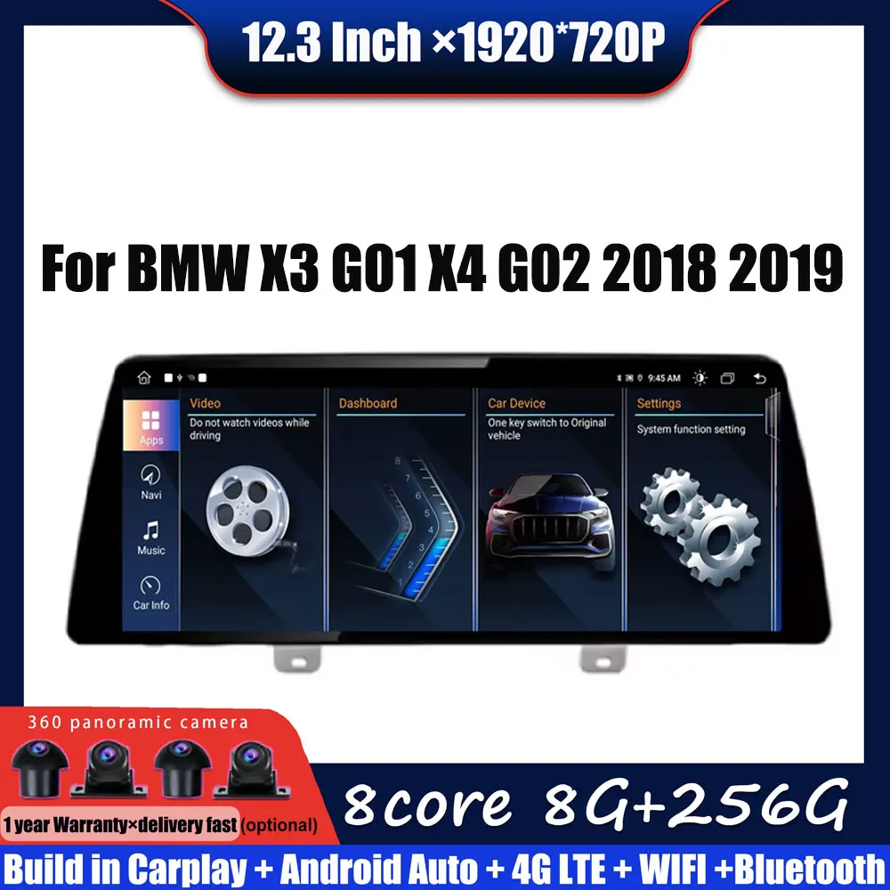 12.3inch Car Radio For BMW X3 G01 X4 G02 2018 2019 EVO System Multimedia Video Player Car Accessories Bluetooth Carplay DSP
12.3inch Car Radio For BMW X3 G01 X4 G02 2018 2019 EVO System Multimedia Video Player Car Accessories Bluetooth Carplay DSP