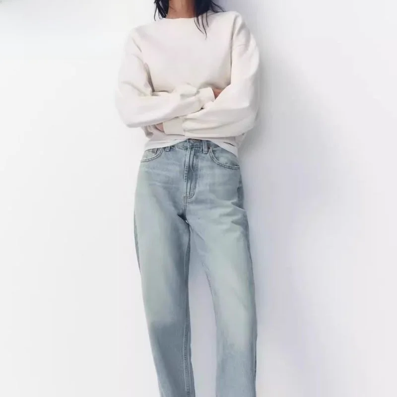 Spring 2025 High Waist Wide Leg Jeans Women's Casual Sle Multi-Color Versatile Long Length New Arrival Denim Pants
Spring 2025 High Waist Wide Leg Jeans Women's Casual Sle Multi-Color Versatile Long Length New Arrival Denim Pants