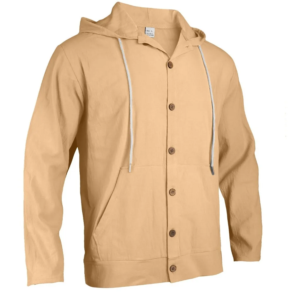 Men's Button-Up Cotton Linen Long Sve irt Casual Beach Hat Spring Autumn Loose Fit Simple Design Summer Outerwear
Men's Button-Up Cotton Linen Long Sve irt Casual Beach Hat Spring Autumn Loose Fit Simple Design Summer Outerwear