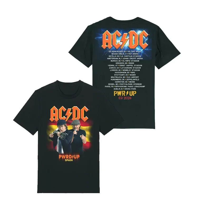 2025 Summer ACDC Band Collection Printed t Pension Rock Flow Comfortable Loose Casual 100% cotton round neck short sleeveT-shirt
2025 Summer ACDC Band Collection Printed t Pension Rock Flow Comfortable Loose Casual 100% cotton round neck short sleeveT-shirt