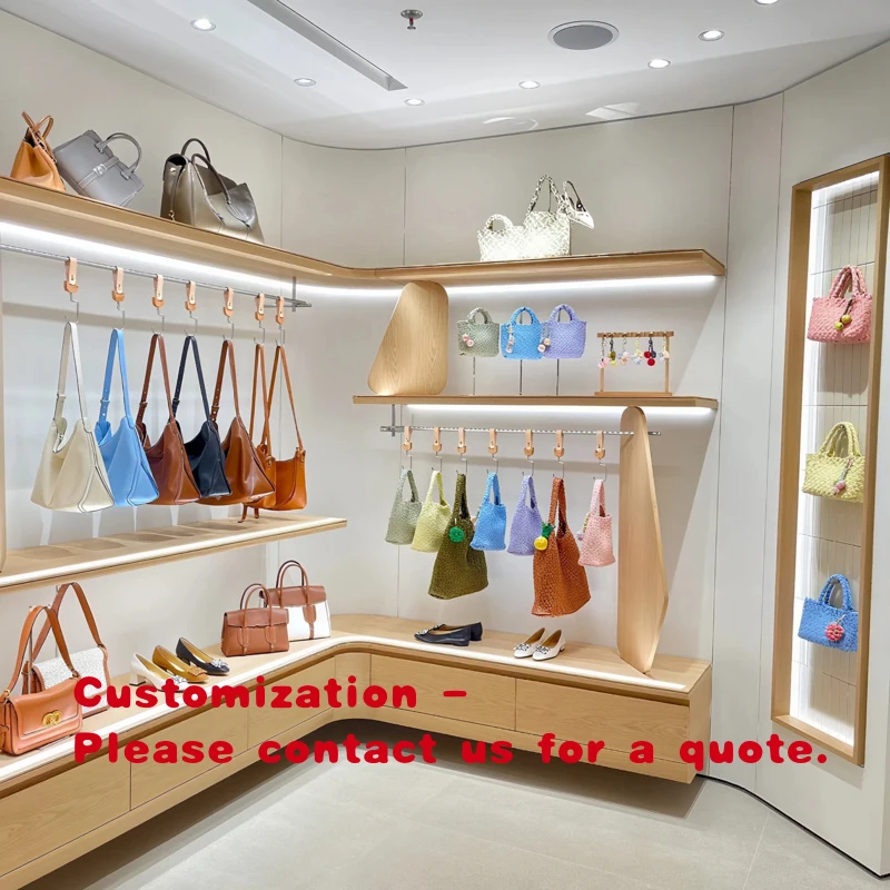 custom.Elegant Brown Heavy Duty Handbag Display Cabinet Stand Laminated Retail Counters Bag Fitting Window Decoration
custom.Elegant Brown Heavy Duty Handbag Display Cabinet Stand Laminated Retail Counters Bag Fitting Window Decoration