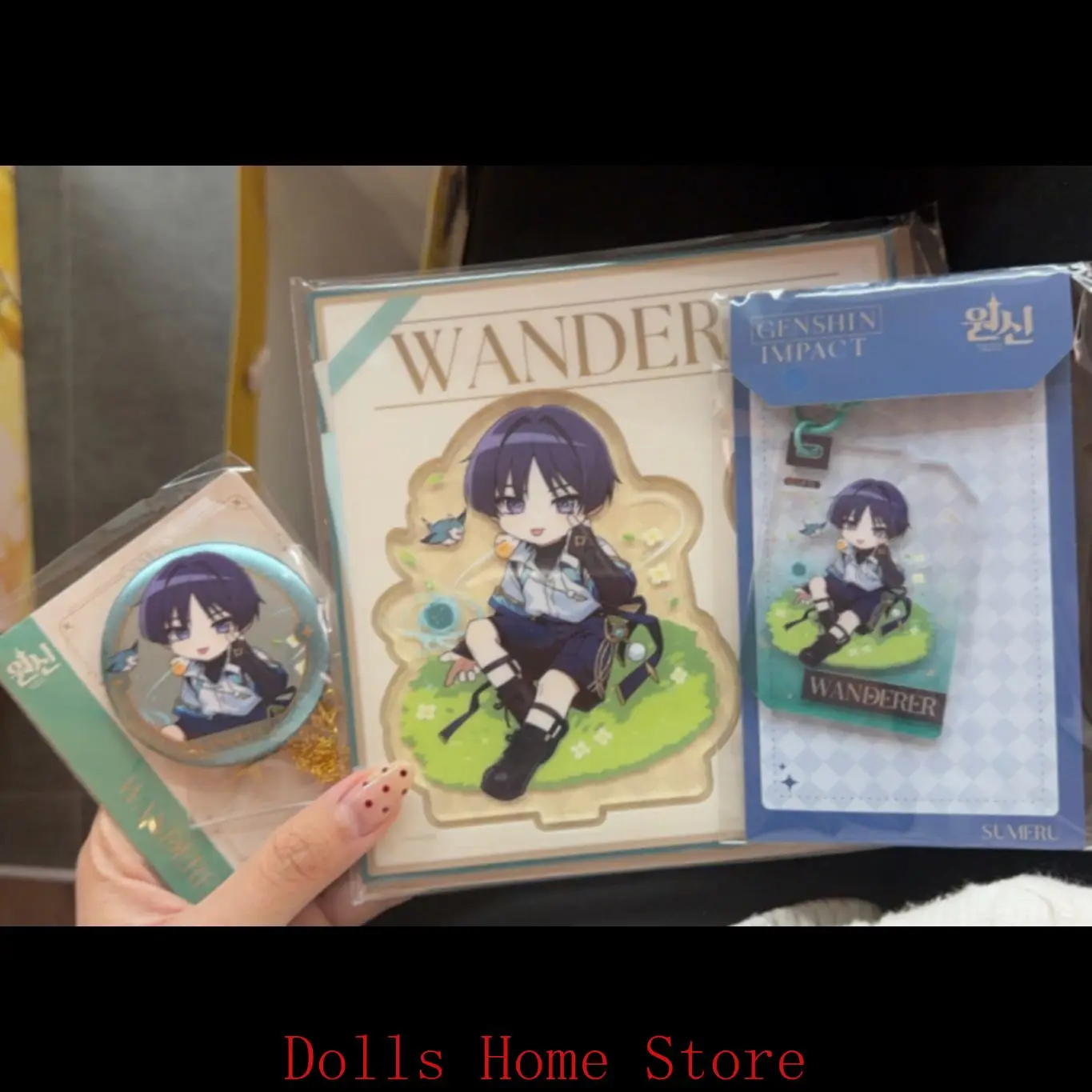 Genshin Impact Wanderer Anime Game Cosplay Badge Acrylic Stand Model Desk Keychain Pendant Birthday Halloween Gifts
Genshin Impact Wanderer Anime Game Cosplay Badge Acrylic Stand Model Desk Keychain Pendant Birthday Halloween Gifts