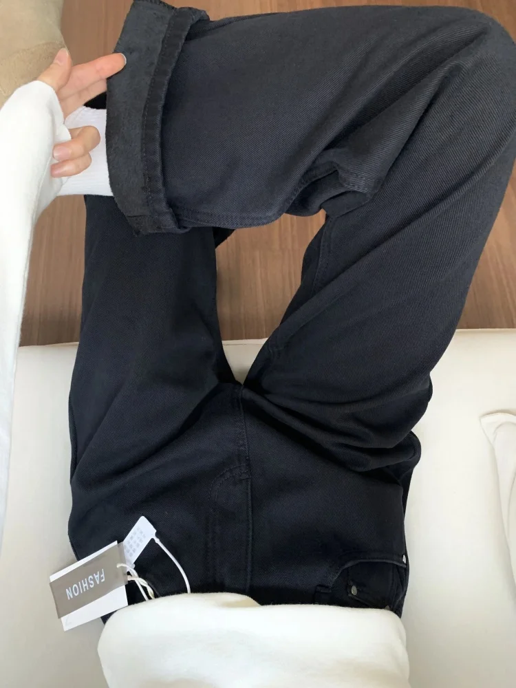 Большие размеры Fce Lined Thi Джинсовые джинсы Женские осенне-зимние широкие брюки с высокой талией Свободный крой с эффектом похудения Американский S...
Большие размеры Fce Lined Thi Джинсовые джинсы Женские осенне-зимние широкие брюки с высокой талией Свободный крой с эффектом похудения Американский S...