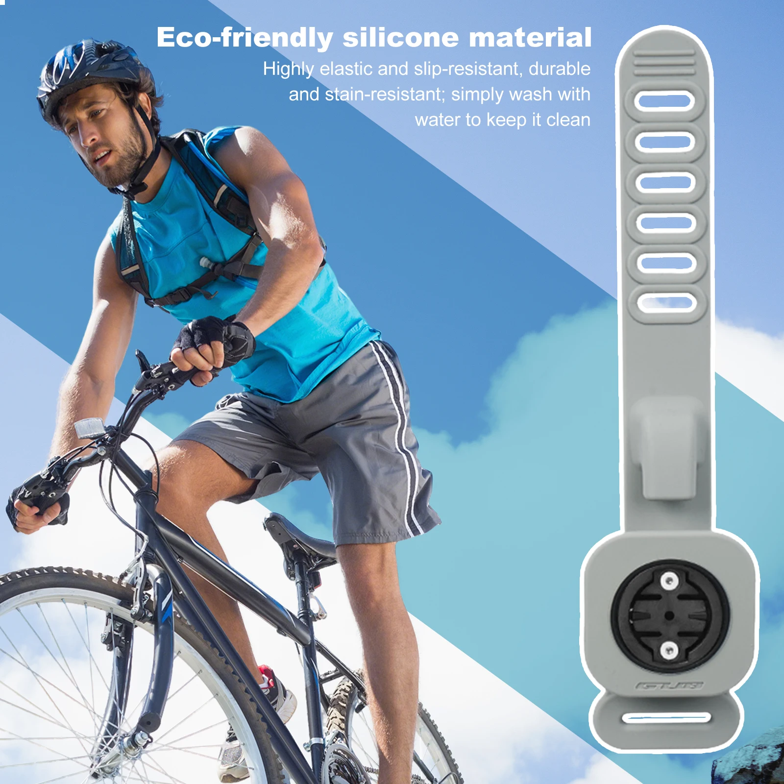 Silicone Rubber Computer Holder Reusable Underbar Computer Mount Adjustable Road Bike Speedometer Bracket for MTB Road Bike
Silicone Rubber Computer Holder Reusable Underbar Computer Mount Adjustable Road Bike Speedometer Bracket for MTB Road Bike