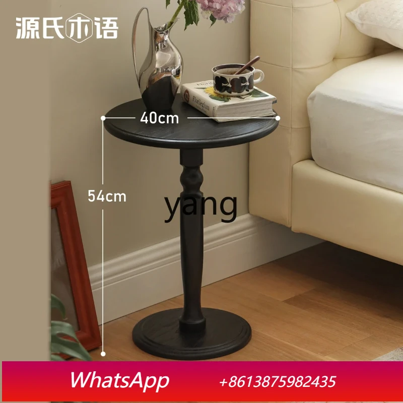 LMM solid wood edge few bedrooms simple modern bedside table wabi sabi wind round black bedside table
LMM solid wood edge few bedrooms simple modern bedside table wabi sabi wind round black bedside table