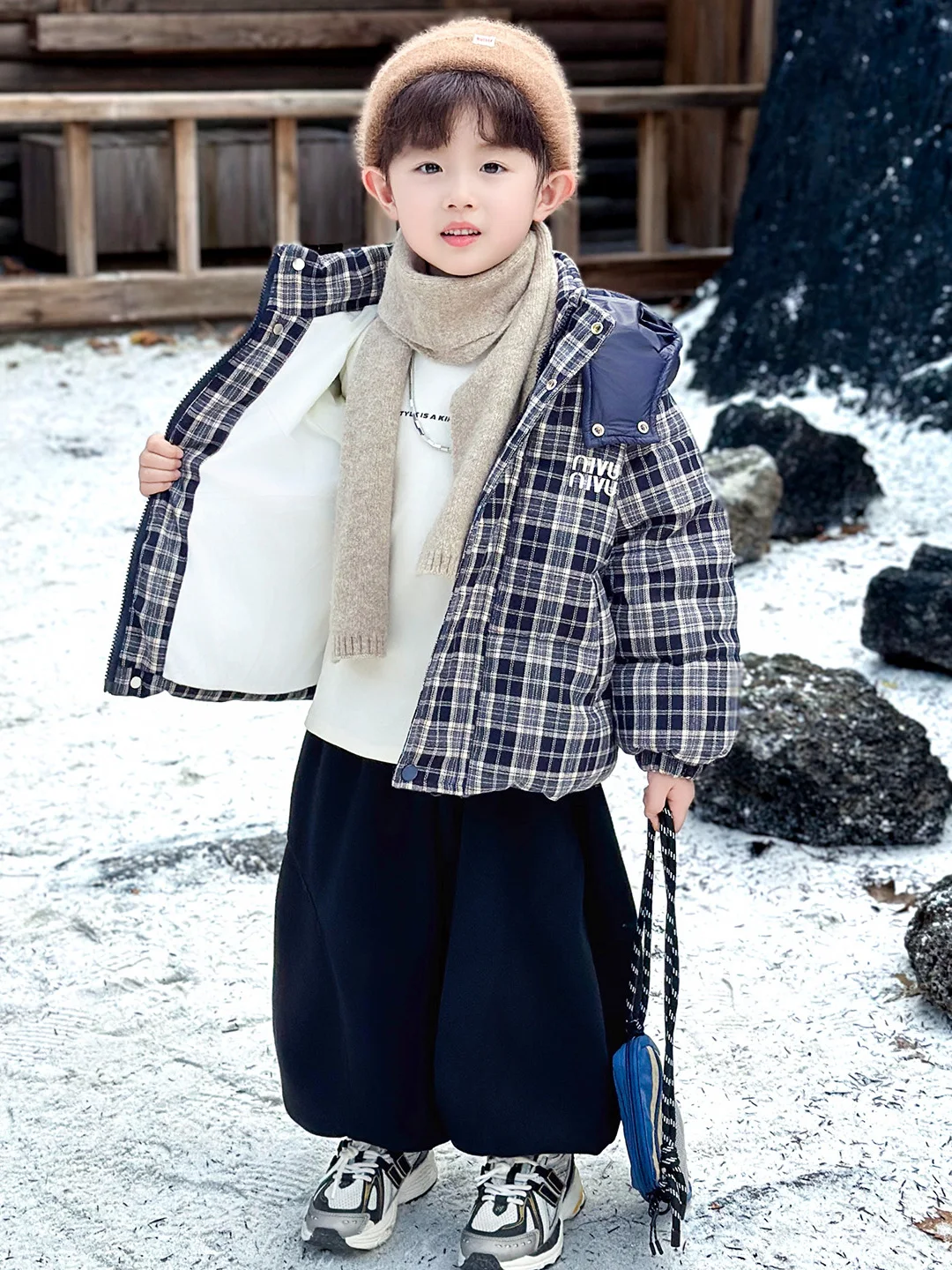 Thiened Plaid Fce Lined Hooded Boys Cotton Jaet Youthful Winter Parka Coat for Teenagers Casual Warm Long Sve Zipper
Thiened Plaid Fce Lined Hooded Boys Cotton Jaet Youthful Winter Parka Coat for Teenagers Casual Warm Long Sve Zipper