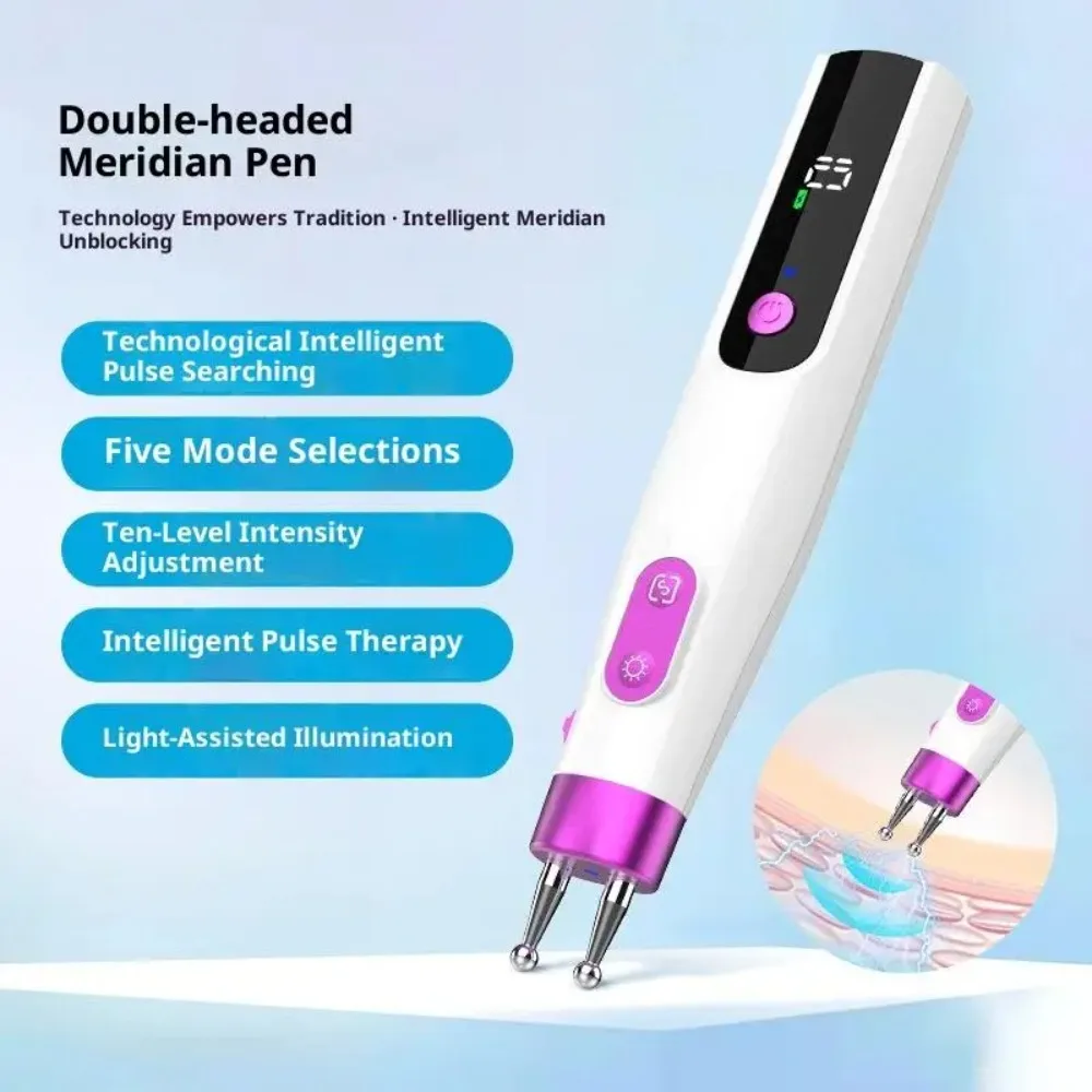 ABS Electric Massage Pen Multifunctional Type-C Charging Meridian Pen Fast Charging 10 Gears Adjustment Double-head Massager
ABS Electric Massage Pen Multifunctional Type-C Charging Meridian Pen Fast Charging 10 Gears Adjustment Double-head Massager