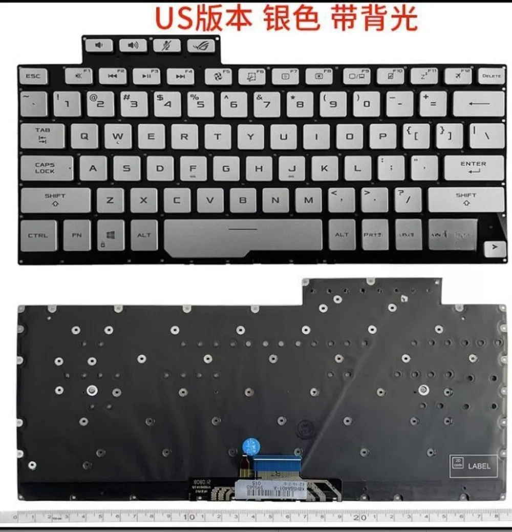 New Silver US Backlit Keyboard For ASUS ROG GA401QC GA401QE GA401QH GA401QM GA401IHR Laptop
New Silver US Backlit Keyboard For ASUS ROG GA401QC GA401QE GA401QH GA401QM GA401IHR Laptop