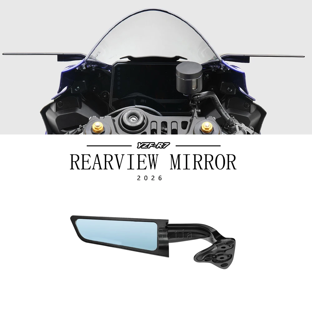 For Yamaha YZF-R7 YZF R7 2026 YZFR7 70TH Motor Accessories Adjustable Mirror Stealth Wing Mirrors Sports Winglets Mirror R7 YZF
For Yamaha YZF-R7 YZF R7 2026 YZFR7 70TH Motor Accessories Adjustable Mirror Stealth Wing Mirrors Sports Winglets Mirror R7 YZF