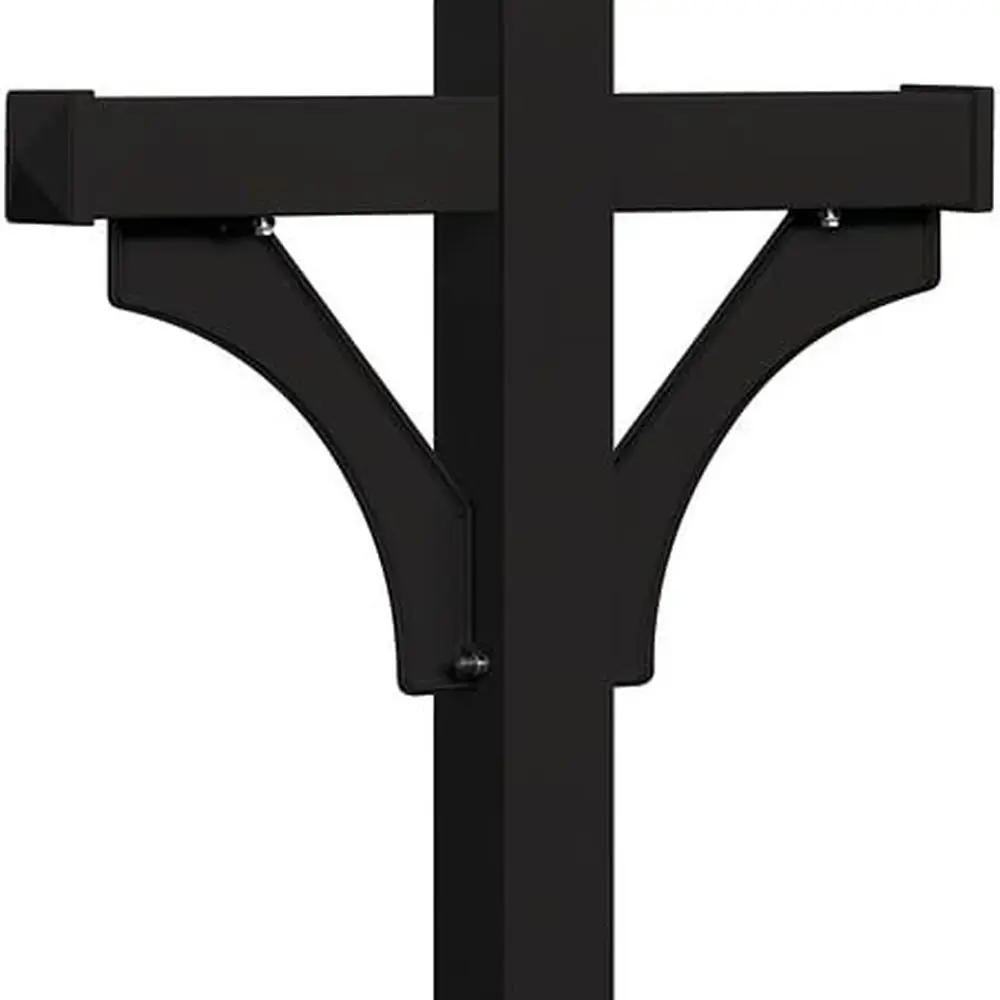 Двусторонняя черная стойка премиум-класса для придорожного почтового ящика
Двусторонняя черная стойка премиум-класса для придорожного почтового ящика