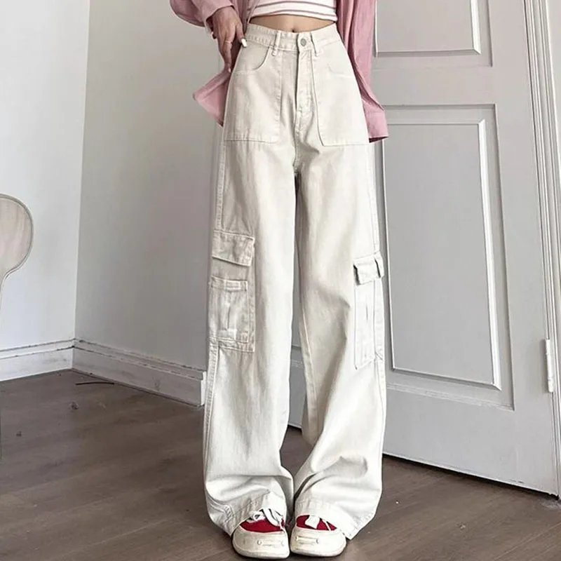 American Vintage Jeans Women Streetwear Casual High Waist Denim Pants New Spring Fashion High Street Baggy Cargo Trousers
American Vintage Jeans Women Streetwear Casual High Waist Denim Pants New Spring Fashion High Street Baggy Cargo Trousers