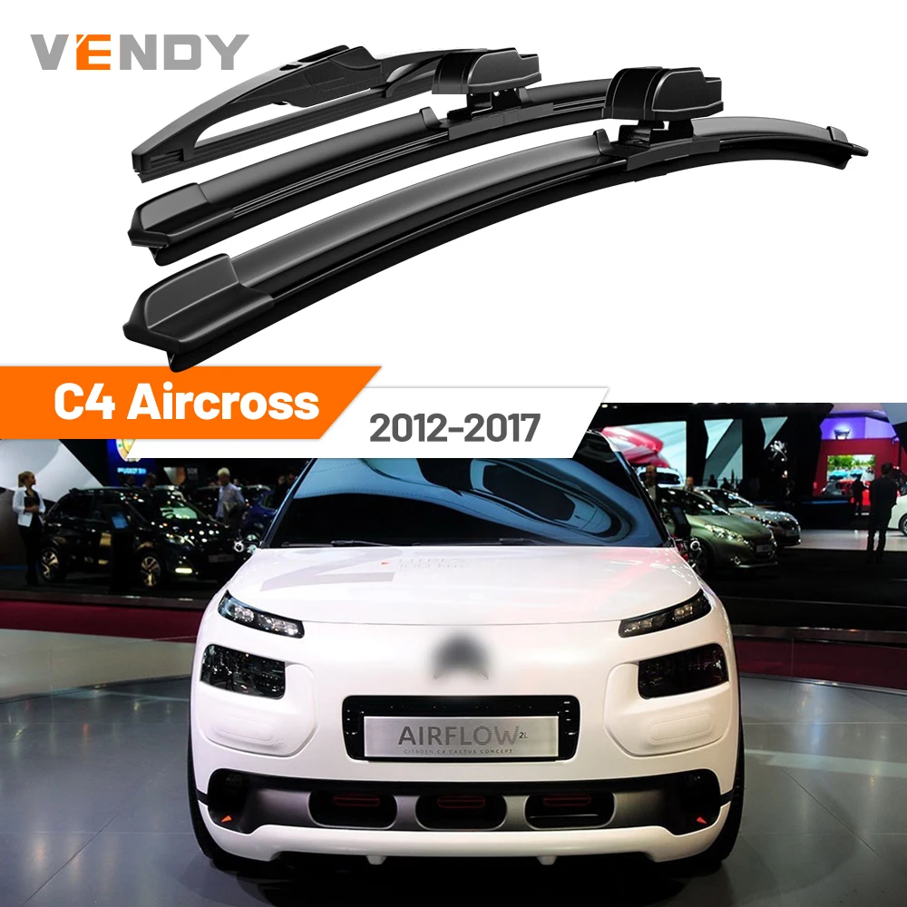 For Citroen C4 Aircross 2012-2017 2013 2014 2015 2016 Front & Rear Windshield Wiper Blades Windscreen Wipers Set Accessories
For Citroen C4 Aircross 2012-2017 2013 2014 2015 2016 Front & Rear Windshield Wiper Blades Windscreen Wipers Set Accessories