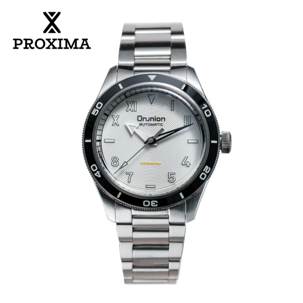 Proxima PX1754 Men's Luxury Automatic Watch Luminous Sapphire Dial PT5000 Movement Stainless Steel 200M Water Resistant
Proxima PX1754 Men's Luxury Automatic Watch Luminous Sapphire Dial PT5000 Movement Stainless Steel 200M Water Resistant