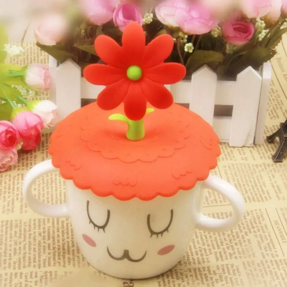 Food Grade Dustproof Silicone Cup Cover Cartoon Circular Bowl Cover Cute Flowers Leakproof Water Drinking Cup Lid Coffee
Food Grade Dustproof Silicone Cup Cover Cartoon Circular Bowl Cover Cute Flowers Leakproof Water Drinking Cup Lid Coffee