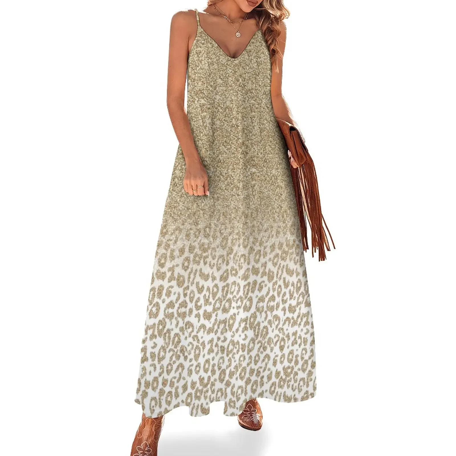 Trendy Gold Glitter Leopard Print Ombre Sleeveless Dress festival outfit women Party dresses women's summer jumpsuit Dress
Trendy Gold Glitter Leopard Print Ombre Sleeveless Dress festival outfit women Party dresses women's summer jumpsuit Dress