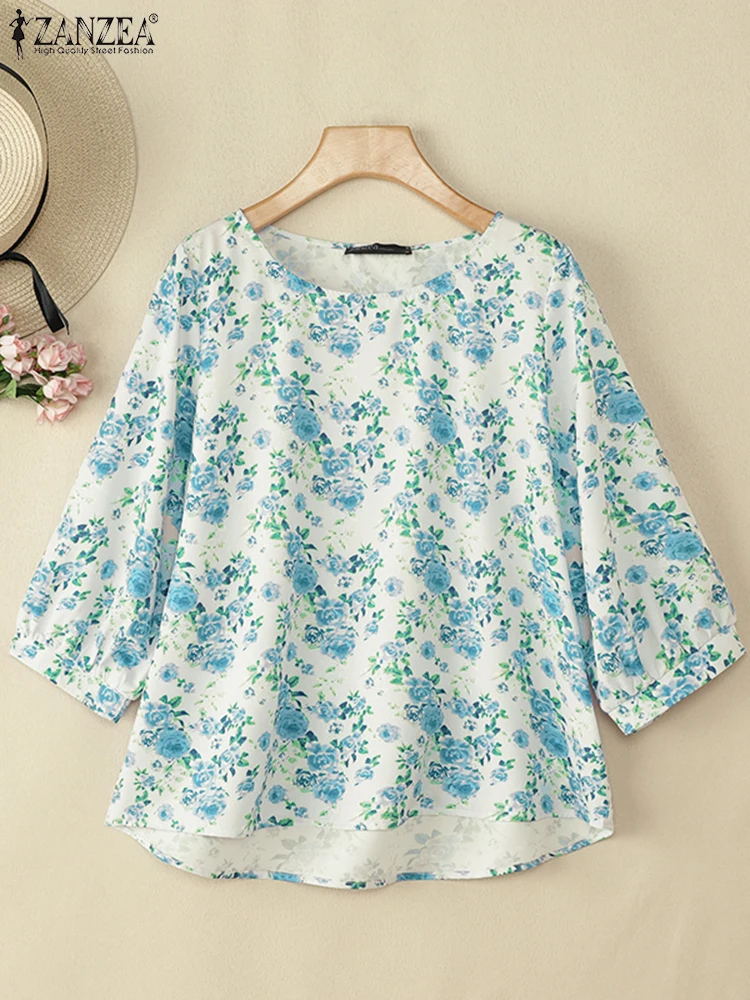 2025 ZANZEA Women Summer 3/4 Sleeve Floral Printed Blouse Bohemain Shirt Casual O Neck Holiday Tops Tunic Female Work Blusas
2025 ZANZEA Women Summer 3/4 Sleeve Floral Printed Blouse Bohemain Shirt Casual O Neck Holiday Tops Tunic Female Work Blusas