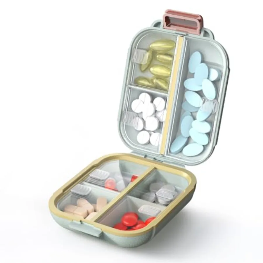 7 Compartments Travel Pill Organizer, Foldable Portable Airtig Daily Pill, Compact Pill Purse and ket, BPA-Free Medicine Organi
7 Compartments Travel Pill Organizer, Foldable Portable Airtig Daily Pill, Compact Pill Purse and ket, BPA-Free Medicine Organi