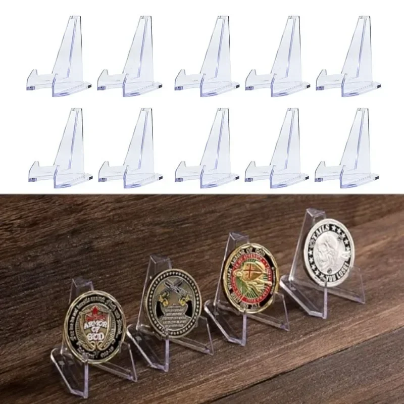 10pcs Acrylic Stands Coin Display Stand Holders Easel Commemorative Coin Mini Stand Badge Medals Display Stand Rack
10pcs Acrylic Stands Coin Display Stand Holders Easel Commemorative Coin Mini Stand Badge Medals Display Stand Rack