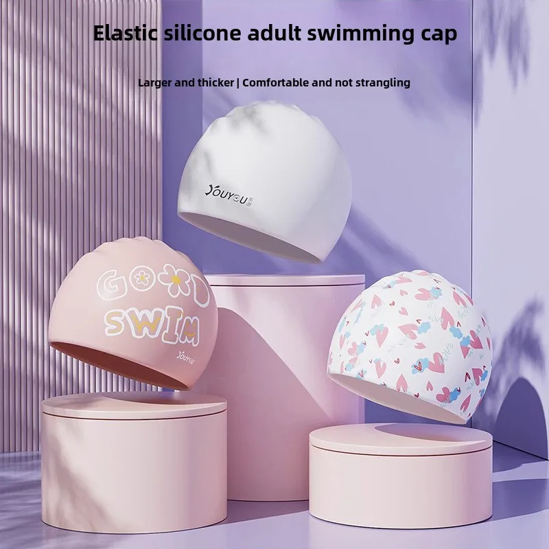 Women's Swimming cap,waterproof and comfortable silicone ear protection for long hair,big head circumference,adult swimming cap
Women's Swimming cap,waterproof and comfortable silicone ear protection for long hair,big head circumference,adult swimming cap