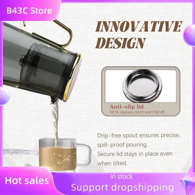B14C Tea Maker Pot With Infuser Kettle Teapot For Tea Filtration Water Separation Technology
B14C Tea Maker Pot With Infuser Kettle Teapot For Tea Filtration Water Separation Technology
