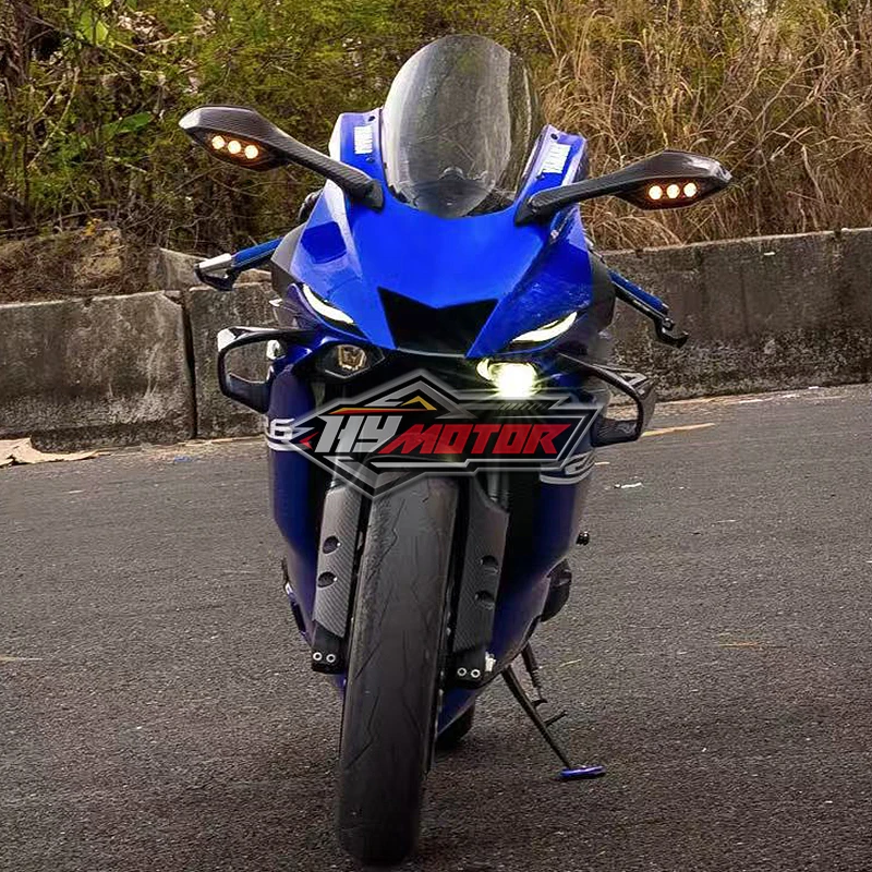 For Yamaha YZF-R6 YZF R6 2017-2022 Motorcycle Front Fixed Wing Spoiler Aerodynamic aileron Side Winglets windshield wing Fairing
For Yamaha YZF-R6 YZF R6 2017-2022 Motorcycle Front Fixed Wing Spoiler Aerodynamic aileron Side Winglets windshield wing Fairing