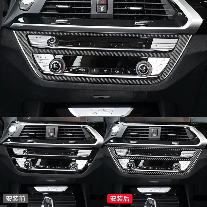 FOR BMW 18-21 models New X3 G01 Interior modification Central control CD air conditioning panel Carbon fiber pattern
FOR BMW 18-21 models New X3 G01 Interior modification Central control CD air conditioning panel Carbon fiber pattern